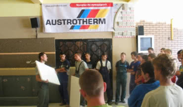 Austrotherm edukuje uczniów szkół budowlanych